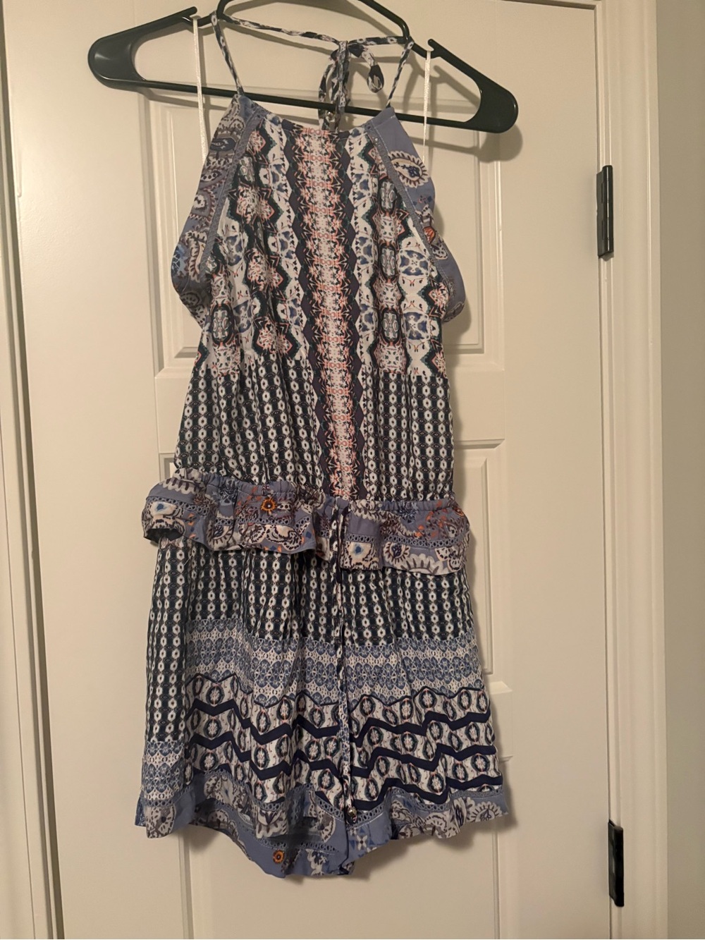 PacSun Multicolored Printed Halter Romper NWT
